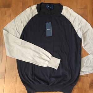 Mens Round neck Raglan sweater